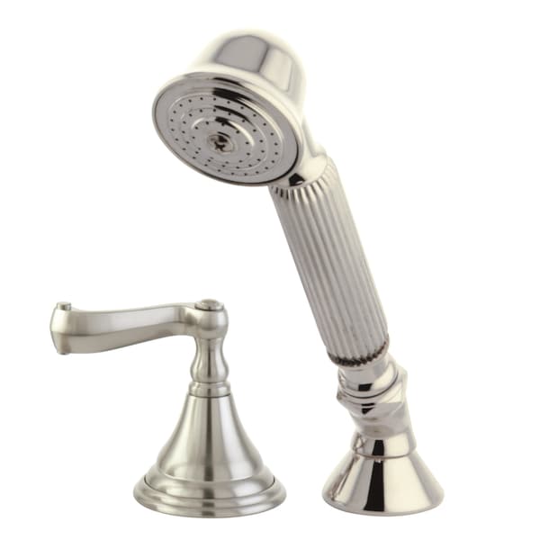 Tub Filler, Brushed Nickel, Deck